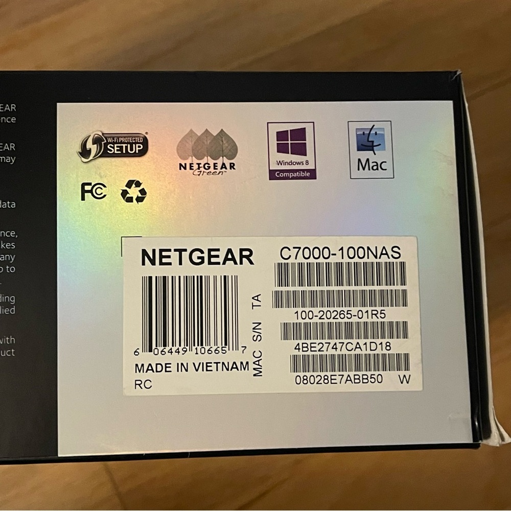 NETGEAR AC1900 Nighthawk C7000 - Picture 6 of 12